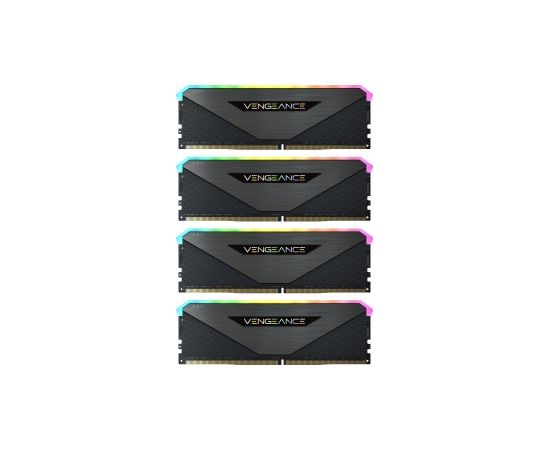 Corsair DDR4 - 128GB - 3200- CL - 16 Vengeance RGB RT Quad Kit black