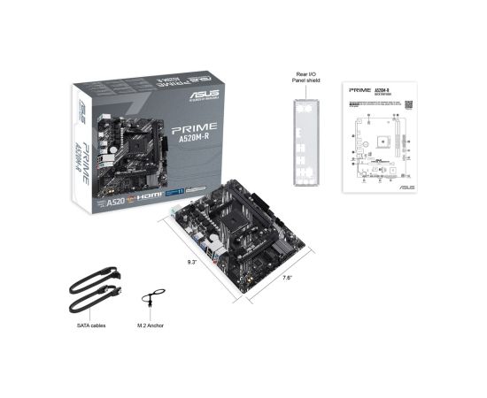 ASUS PRIME A520M-R AMD A520 Socket AM4 micro ATX