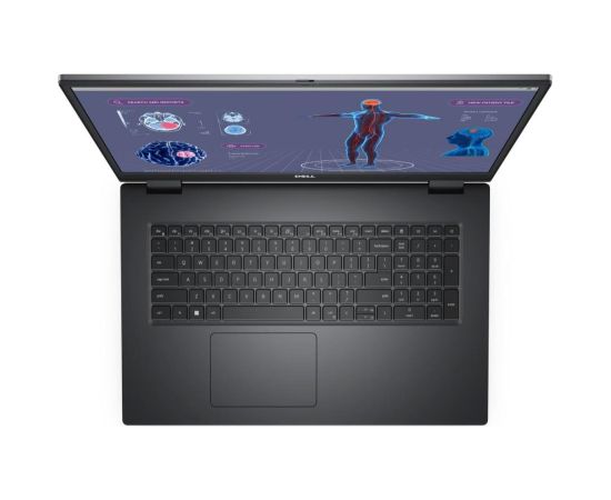 Notebook DELL Precision 7780 CPU i9-13950HX 2200 MHz 17" 1920x1080 RAM 32GB DDR5 5600 MHz SSD 1TB NVIDIA RTX 3500 Ada Generation 12GB ENG Smart Card Reader Windows 11 Pro Grey 3.05 kg N008P7780EMEA_VP