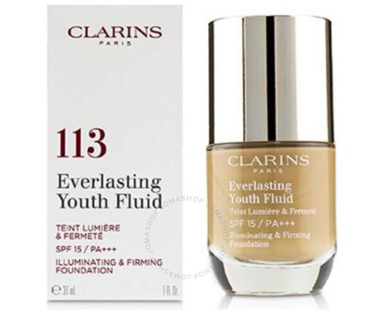 Clarins, Everlasting, Anti-Pollution, Liquid Foundation, 113, Chestnut, 15 ml *Tester For Women