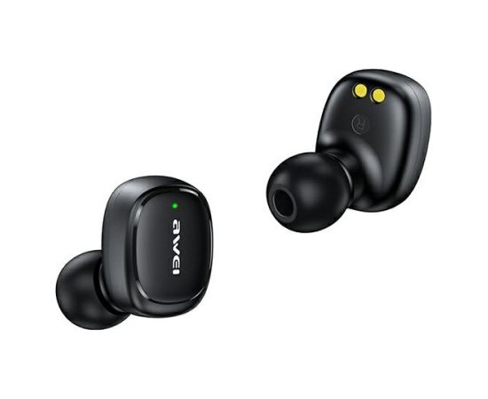 AWEI słuchawki Bluetooth 5.1 T13 Pro TWS + stacja dokująca czarny|black