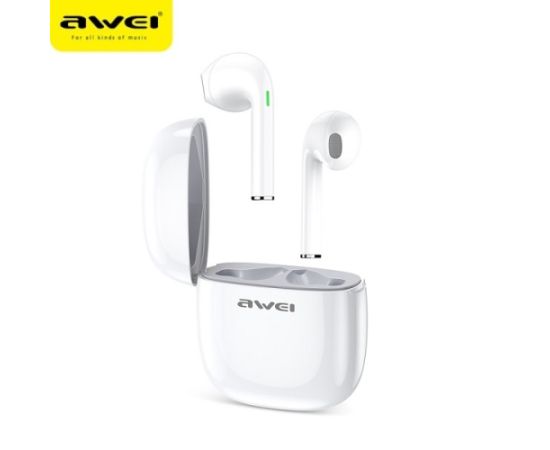 Awei Słuchawki Bluetooth T28 TWS+stacja dokująca Białe