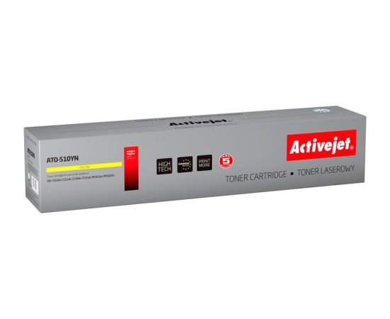 Activejet ATO-510YN toner (replacement for OKI 44469723; Supreme; 5000 pages; yellow)