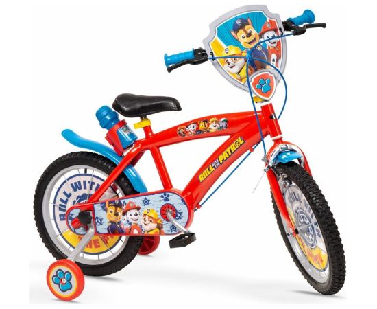 Children's Bike 16" Paw Patrol Red 1678 NEW TOIMSA