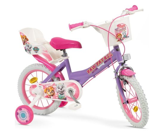 Children's Bike 14" Paw Patrol Purple 1480 Girl TOIMSA