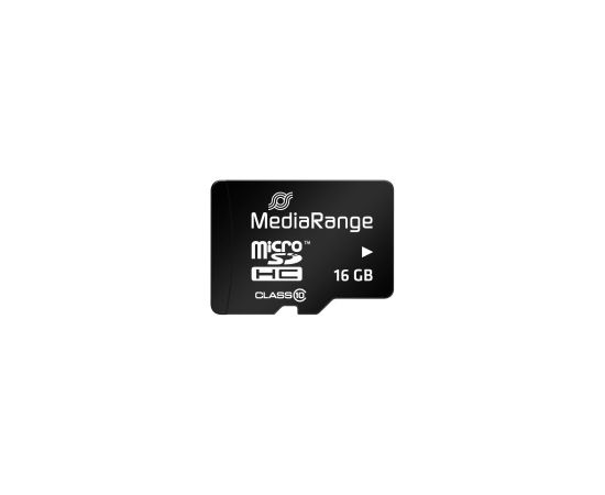 MEMORY MICRO SDHC 16GB C10/W/ADAPTER MR958 MEDIARANGE