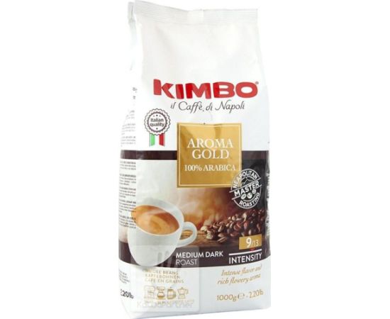 Kafijas pupiņas Kimbo Aroma Gold 1 kg