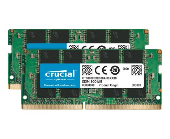 Crucial SODIMM, DDR4, 16 GB, 3200 MHz, CL22 (CT2K8G4SFRA32A)