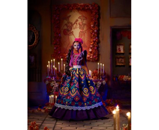 Lalka Barbie Mattel kolekcjonerska Dia De Muertos 2022 HBY09