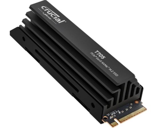 Crucial T705 with heatsink 1TB PCIe Gen5 NVMe M.2 SSD