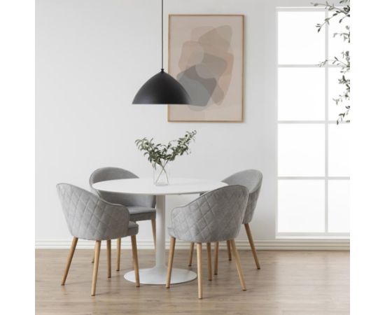 Çdamistabas galds IBIZA D110x74cm, balts