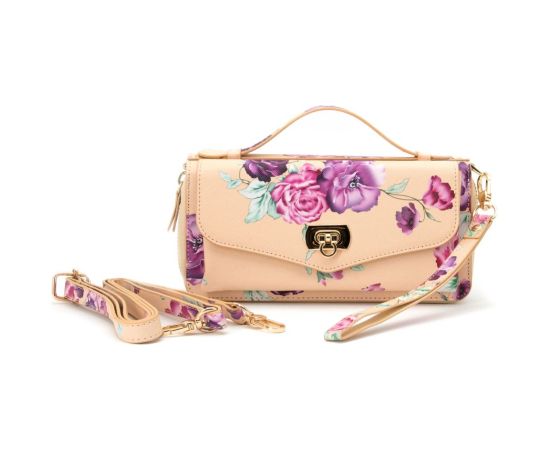 Evelatus Universal  Either Wallet Flower Beige