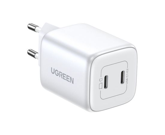 Quick charger GaN 2 x USB-C 45W QC PD Ugreen CD294 - white