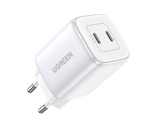 Quick charger GaN 2 x USB-C 45W QC PD Ugreen CD294 - white