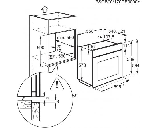 Electrolux EOB3400BOR