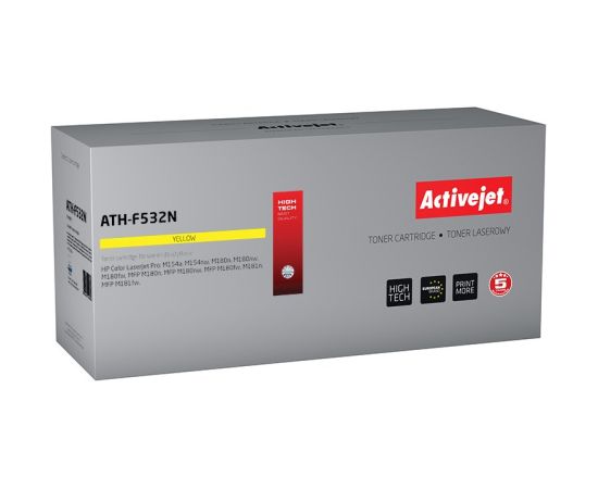 Activejet ATH-F532N toner (replacement for HP 205A CF532A; Supreme; 900 pages; yellow)