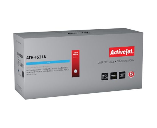 Activejet ATH-F531N toner (replacement for HP 205A CF531A; Supreme; 900 pages; cyan)