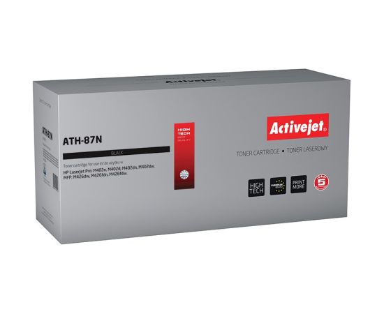 Activejet ATH-87N toner (replacement for HP 87A CF287A; Supreme; 9000 pages; black)