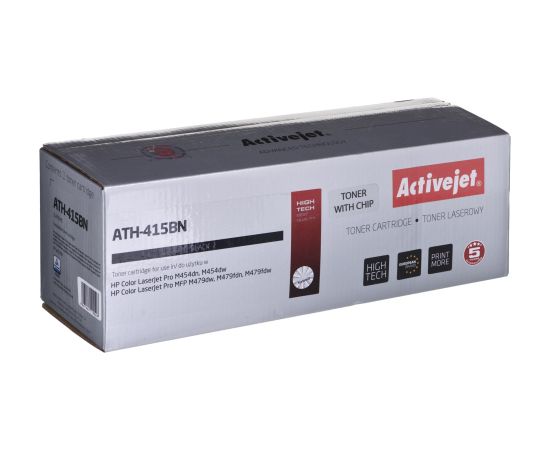 Activejet ATH-415BN printer toner for HP; replacement HP 415A W2030A; Supreme; 2400 pages, Black, With chip