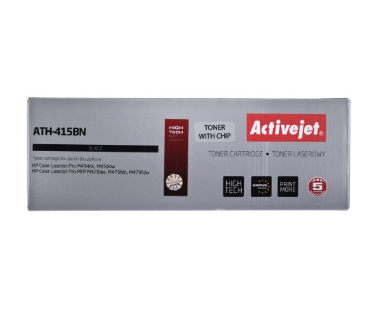 Activejet ATH-415BN printer toner for HP; replacement HP 415A W2030A; Supreme; 2400 pages, Black, With chip