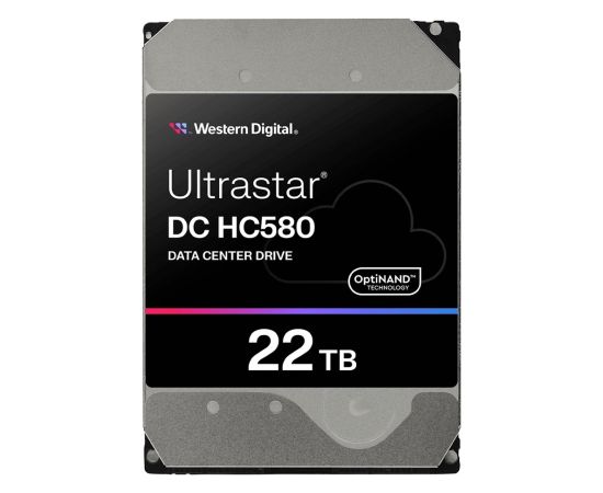 Dysk serwerowy HDD Western Digital Ultrastar DC HC580 WUH722422ALE6L4 (22 TB; 3.5"; SATA III)