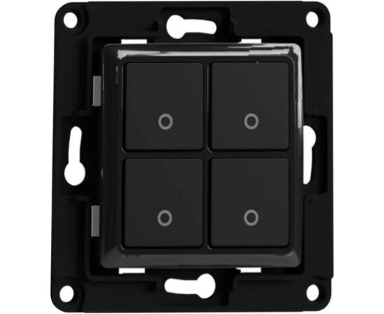 Shelly wall switch 4 button (black)