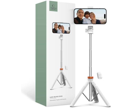 Tech-Protect Selfie Stick Tripod L03S, white