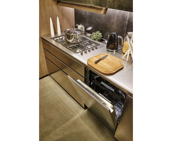 Smeg PGF95-4 gāzes plīts virsma, iebūvējama 90cm Stainless steel