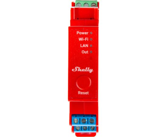 DIN Rail Smart Switch Shelly Pro 1PM with power metering, 1 channel