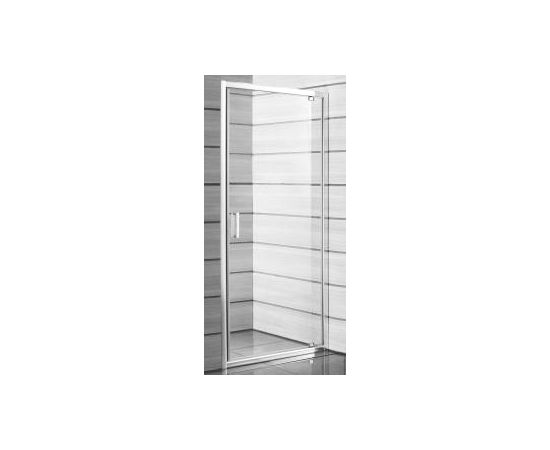 Jika dušas durvis Lyra Plus, 900 mm, h=1900, balts/caurspīdīgs stikls