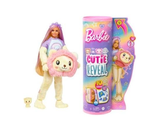 Lalka Barbie Mattel Cutie Reveal Lew Seria Słodkie stylizacje (HKR06)