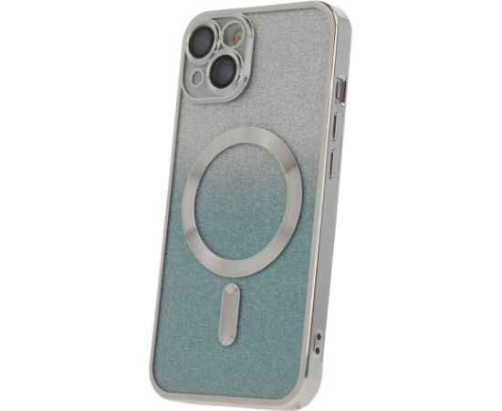 Mocco Glitter Chrome MagSafe Case Силиконовый Чехол для Apple iPhone 15 Plus
