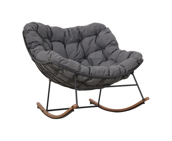 Rocking chair ROYAL dark grey