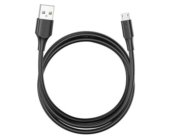 USB 2.0 Male to Micro-B Male 2A 0.5m Vention CTIBD (black)