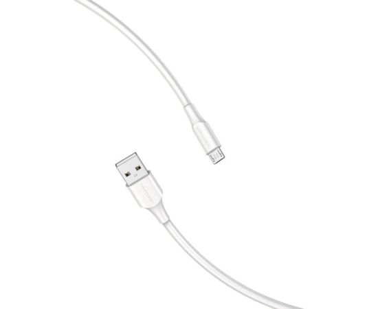 USB 2.0 Male to Micro-B Male 2A 3m Vention CTIWI (white)