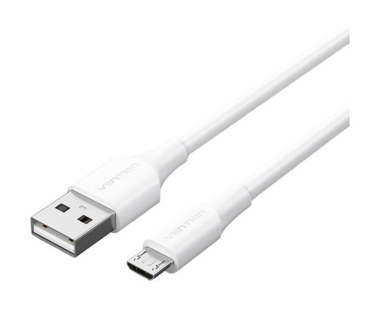 USB 2.0 Male to Micro-B Male 2A 2m Vention CTIWH (white)