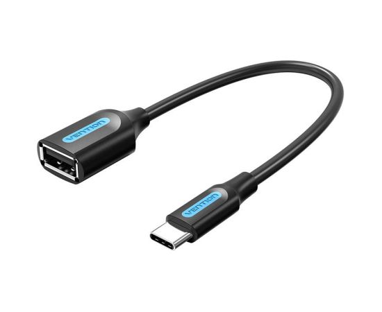 Adapter USB-C 2.0 M to F USB-A OTG Vention CCSBB 0.15m (Black) Adapteri