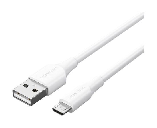 USB 2.0 Male to Micro-B Male 2A 1m Vention CTIWF (white)