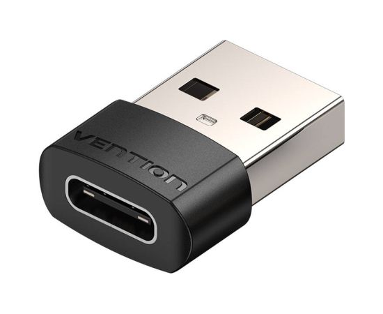 USB 2.0 Male to USB-C Female Adapter Vention CDWB0 Black PVC