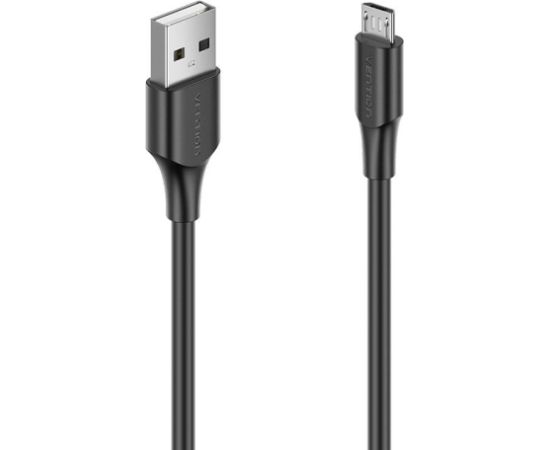 USB 2.0 Male to Micro-B Male 2A 3m Vention CTIBI (black)