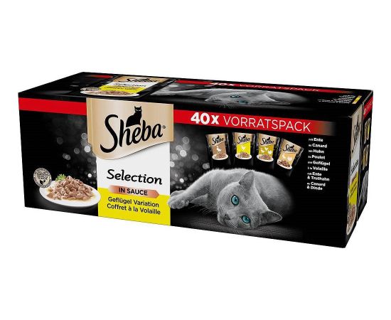 SHEBA Selection Select Slices Poultry Flavours - wet cat food - 85 g