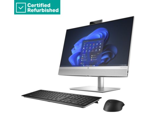 RENEW SILVER HP Elite 840 G9 AIO All-in-One - i5-12500, 16GB, 512GB SSD, 23.8 FHD Non-Touch AG, Height Adjustable, Win 11 Pro, 1 years / 9T928E8R#ABF