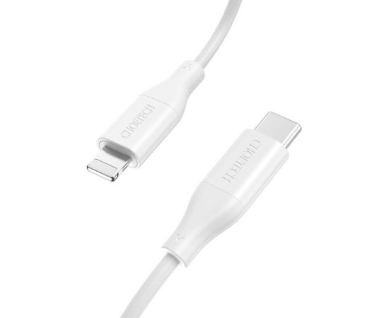 Cable Choetech IP0040 USB-C to Lightning PD18/30W 1,2m (white)