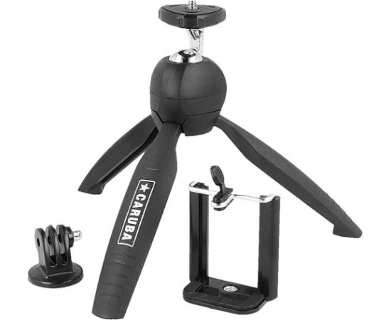 Caruba tripod Orbit15 + Phone & GoPro adapter