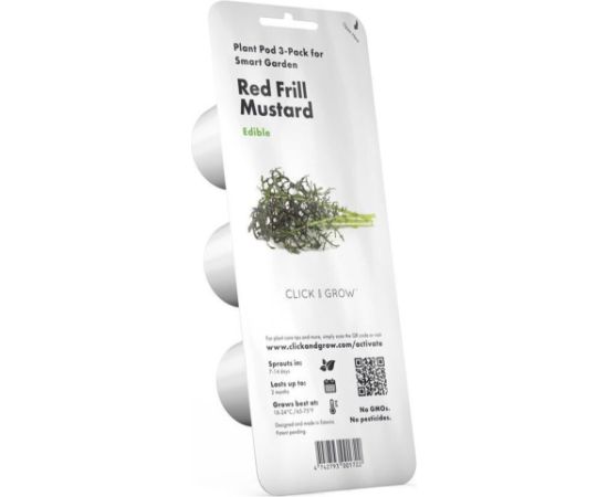 Click & Grow Smart Garden refill Mustard Red Frill 3pcs