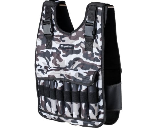 Svara veste ar regulējamu svaru inSPORTline Hafthor 1,3-15kg Жилеты и сумки для тяжелых условий 