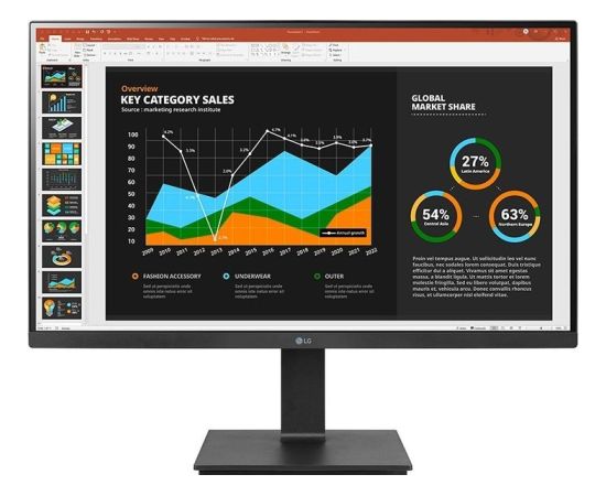 Monitors LG 27BQ75QB-B Business QHD IPS Black