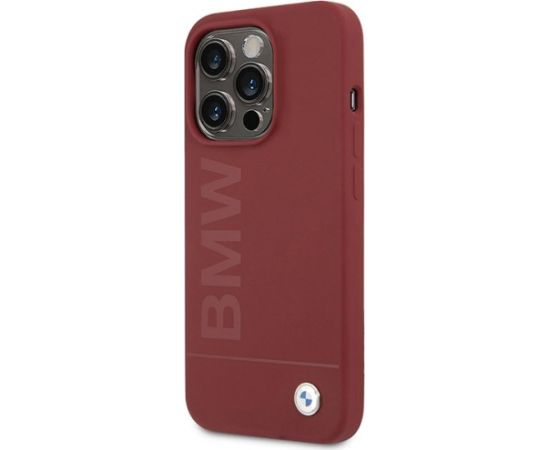 BMW BMHMP15LSLBLRE Aizmugurējais Apvalks priekš Apple iPhone 15 Pro