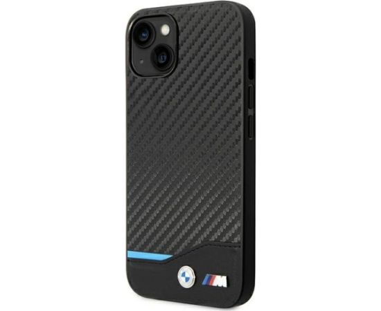 BMW BMHCP14M22NBCK Aizmugurējais Apvalks priekš Apple iPhone 14 Plus / 15 Plus