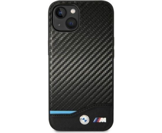 BMW BMHCP14M22NBCK Aizmugurējais Apvalks priekš Apple iPhone 14 Plus / 15 Plus